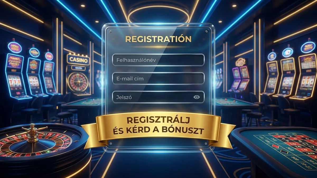 Regisztráció bónusszal